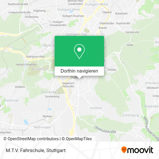 M.T.V. Fahrschule Karte