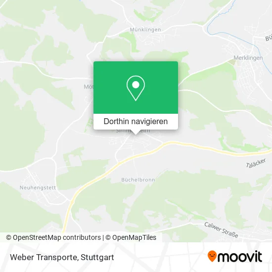 Weber Transporte Karte