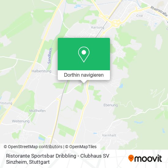 Ristorante Sportsbar Dribbling - Clubhaus SV Sinzheim Karte