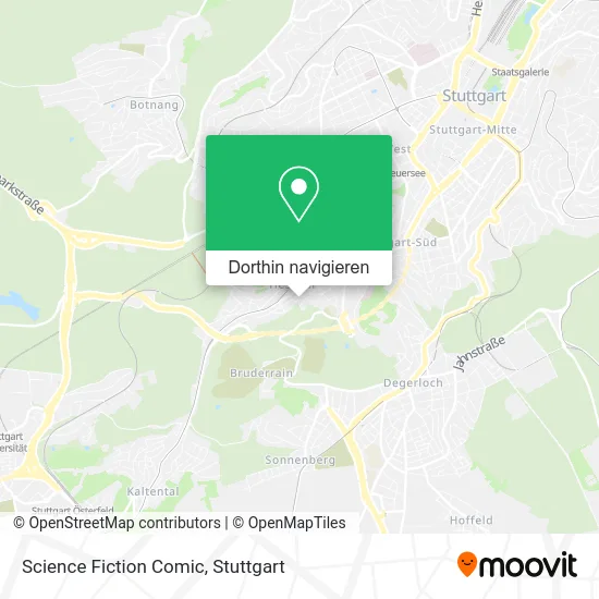 Science Fiction Comic Karte