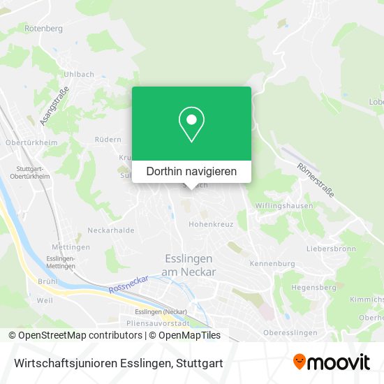 Wirtschaftsjunioren Esslingen Karte