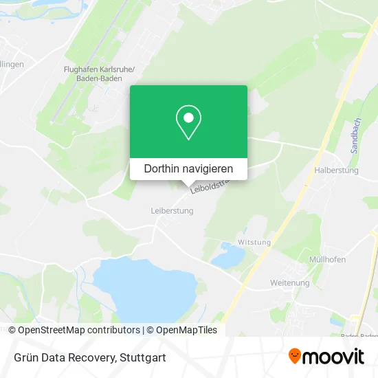 Grün Data Recovery Karte