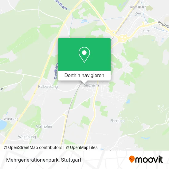 Mehrgenerationenpark Karte