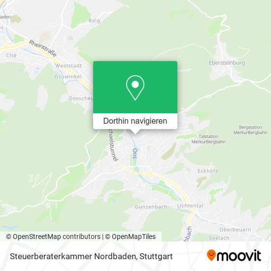 Steuerberaterkammer Nordbaden Karte