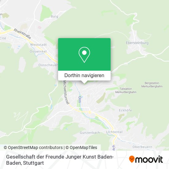 Gesellschaft der Freunde Junger Kunst Baden-Baden Karte