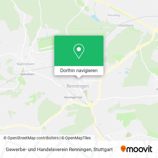 Gewerbe- und Handelsverein Renningen Karte