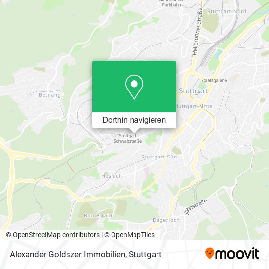Alexander Goldszer Immobilien Karte