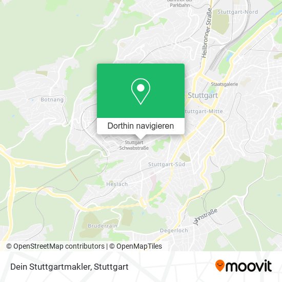 Dein Stuttgartmakler Karte