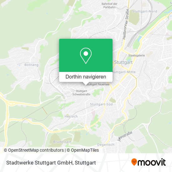 Stadtwerke Stuttgart GmbH Karte