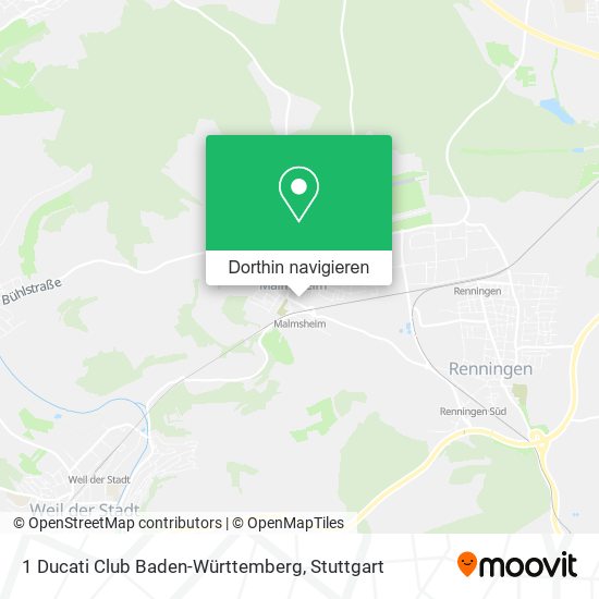 1 Ducati Club Baden-Württemberg Karte