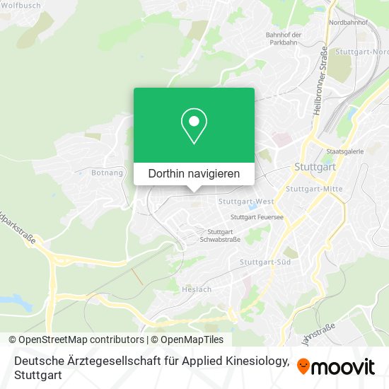 Deutsche Ärztegesellschaft für Applied Kinesiology Karte