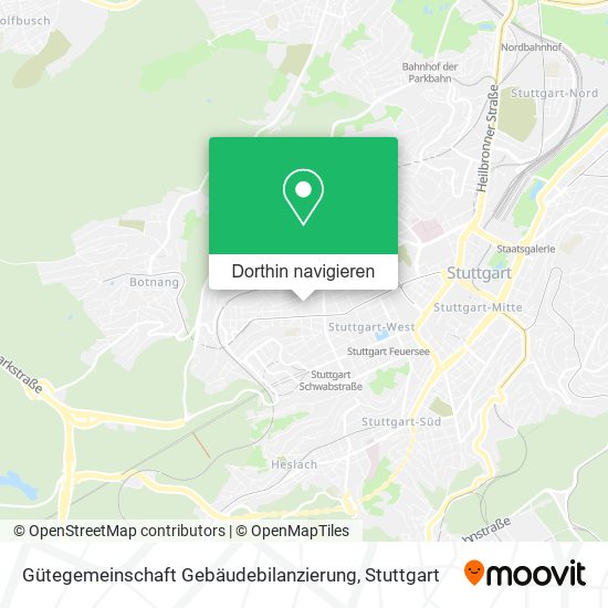 Gütegemeinschaft Gebäudebilanzierung Karte