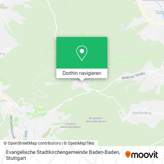 Evangelische Stadtkirchengemeinde Baden-Baden Karte
