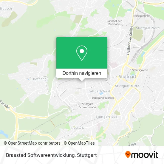 Braastad Softwareentwicklung Karte