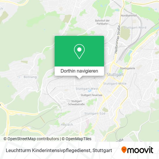 Leuchtturm Kinderintensivpflegedienst Karte