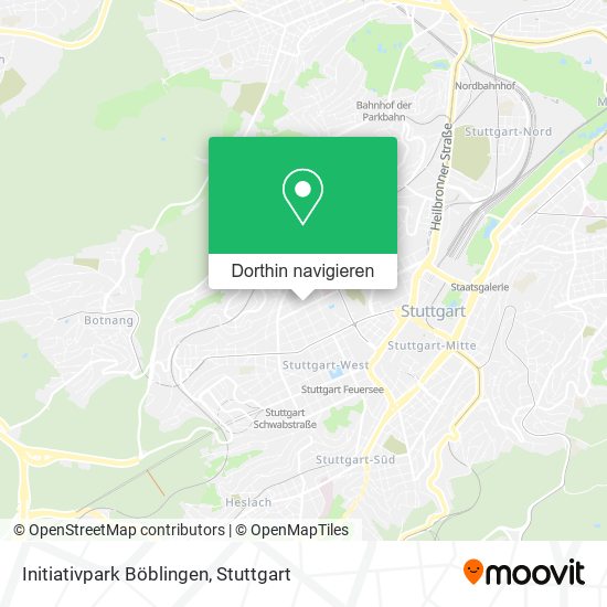 Initiativpark Böblingen Karte