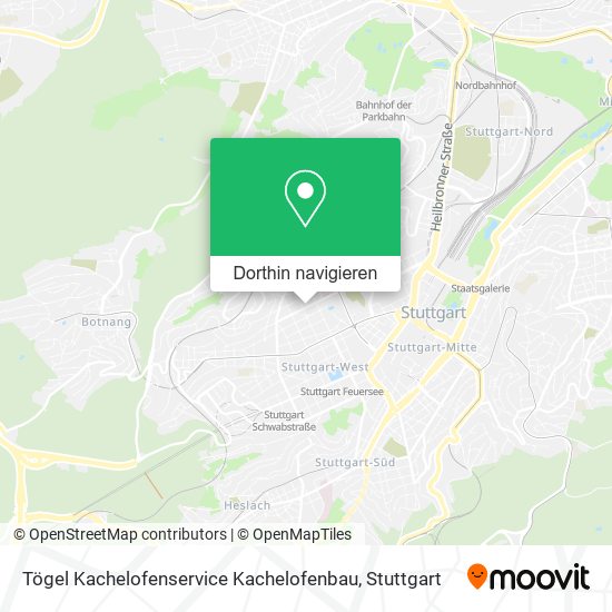 Tögel Kachelofenservice Kachelofenbau Karte