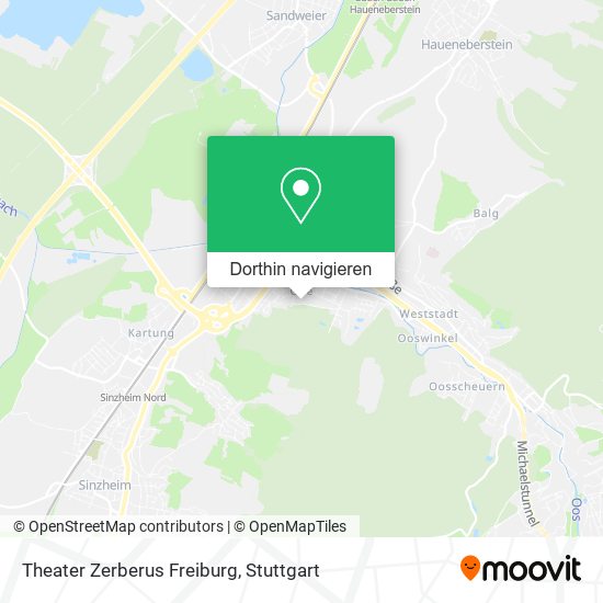 Theater Zerberus Freiburg Karte