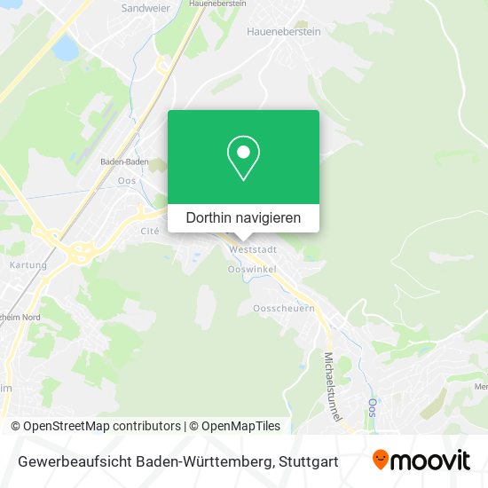 Gewerbeaufsicht Baden-Württemberg Karte