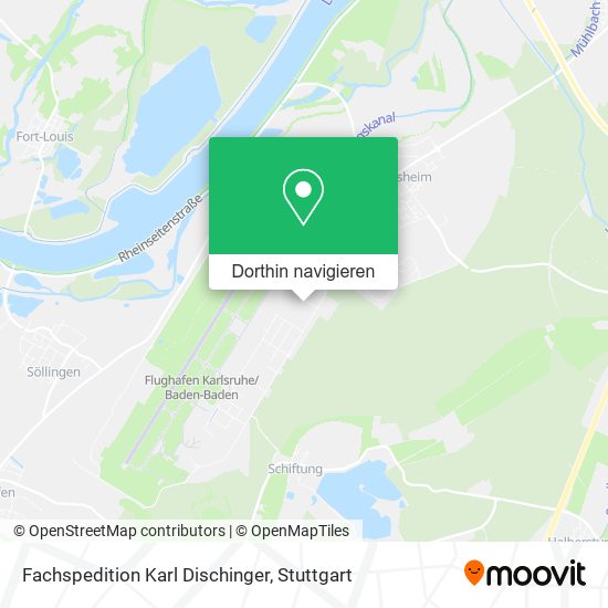 Fachspedition Karl Dischinger Karte