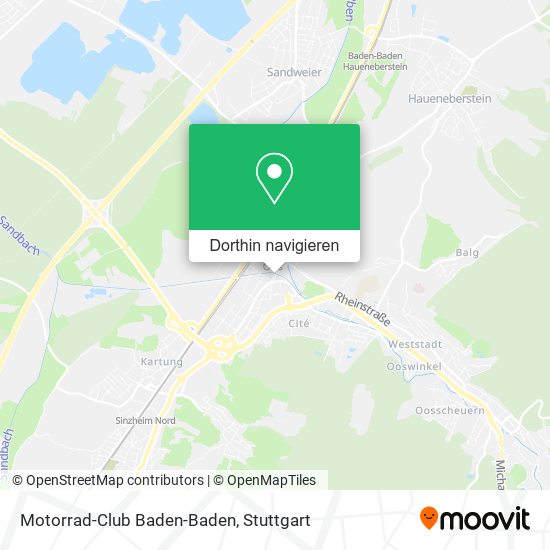 Motorrad-Club Baden-Baden Karte