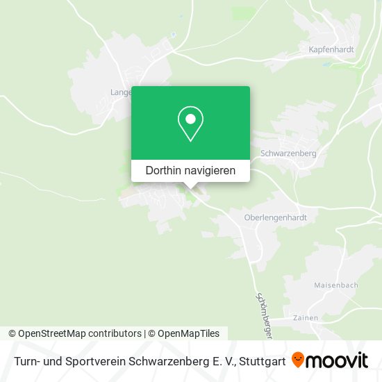 Turn- und Sportverein Schwarzenberg E. V. Karte