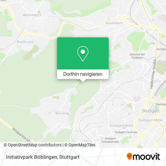 Initiativpark Böblingen Karte