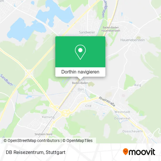 DB Reisezentrum Karte