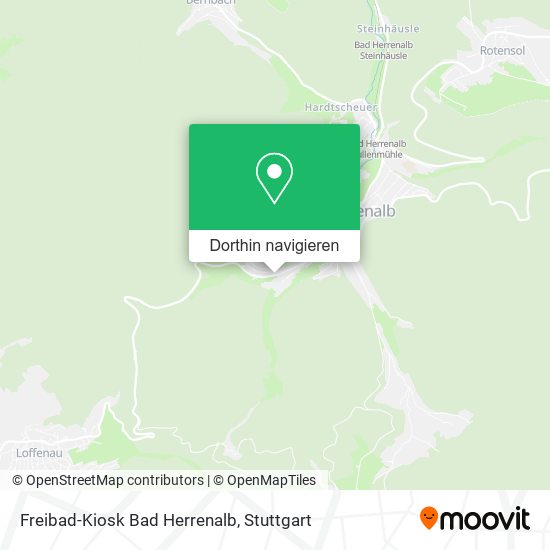 Freibad-Kiosk Bad Herrenalb Karte