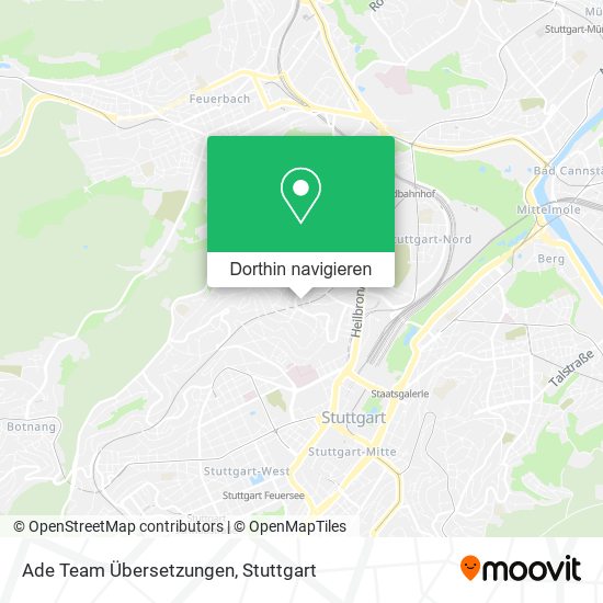 Ade Team Übersetzungen Karte
