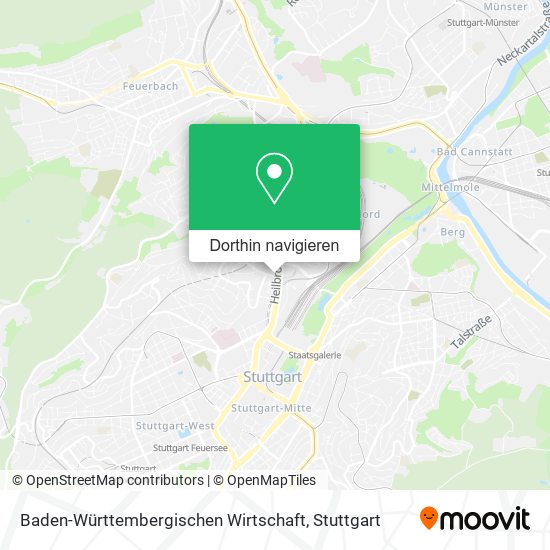 Baden-Württembergischen Wirtschaft Karte