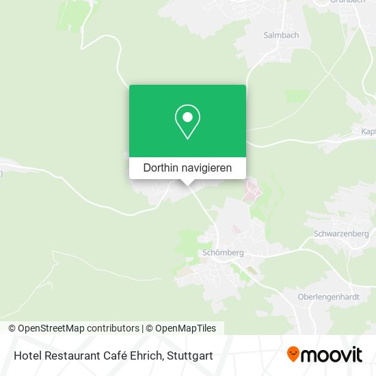 Hotel Restaurant Café Ehrich Karte