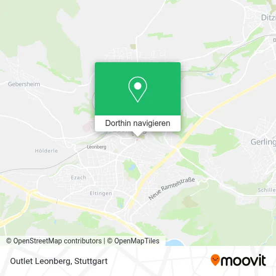 Outlet Leonberg Karte