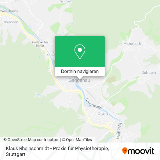 Klaus Rheinschmidt - Praxis für Physiotherapie Karte