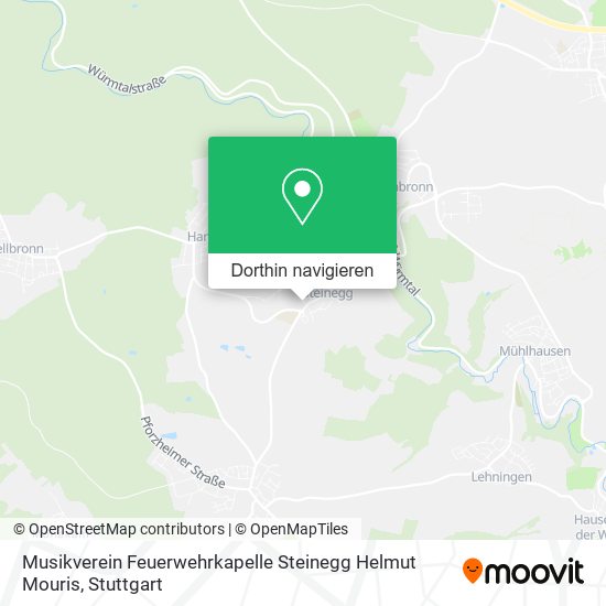 Musikverein Feuerwehrkapelle Steinegg Helmut Mouris Karte
