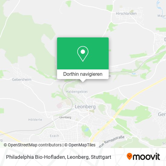 Philadelphia Bio-Hofladen, Leonberg Karte