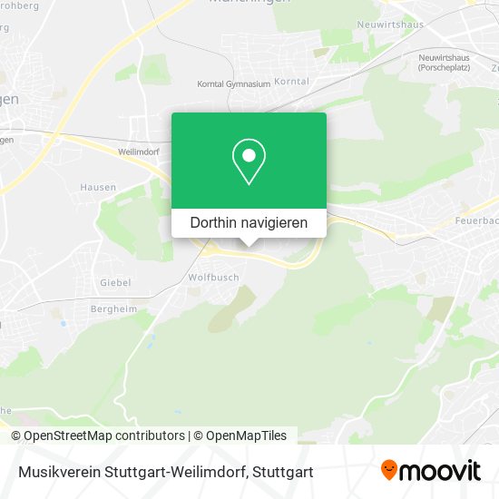 Musikverein Stuttgart-Weilimdorf Karte