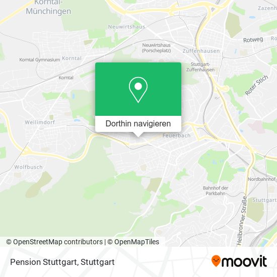 Pension Stuttgart Karte
