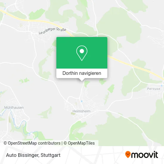 Auto Bissinger Karte