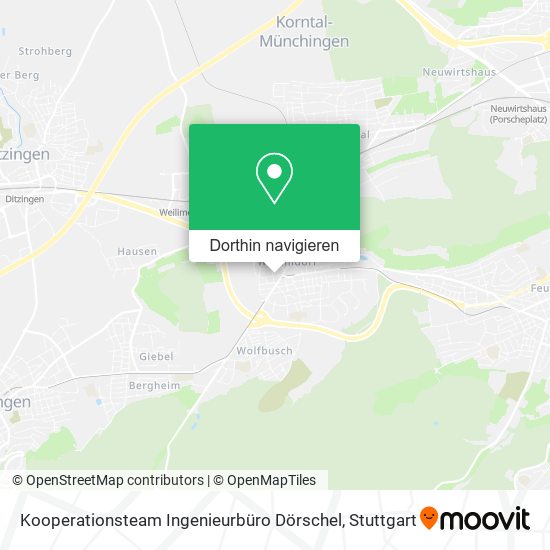 Kooperationsteam Ingenieurbüro Dörschel Karte