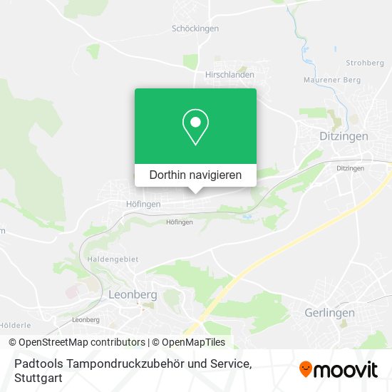 Padtools Tampondruckzubehör und Service Karte