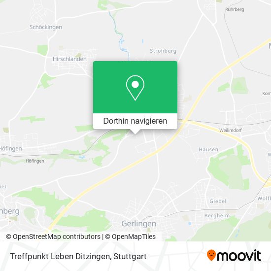 Treffpunkt Leben Ditzingen Karte
