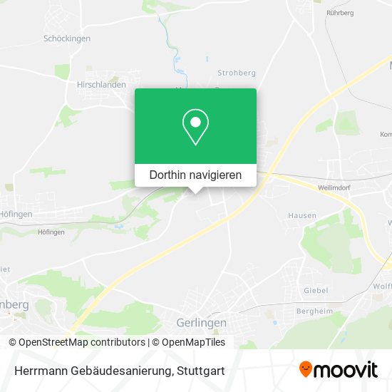 Herrmann Gebäudesanierung Karte