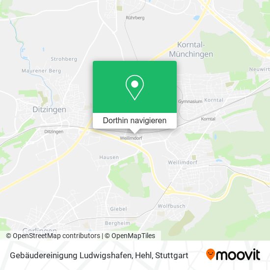 Gebäudereinigung Ludwigshafen, Hehl Karte