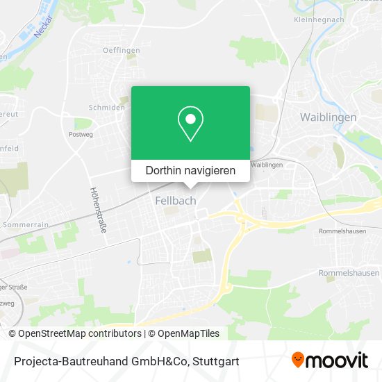 Projecta-Bautreuhand GmbH&Co Karte