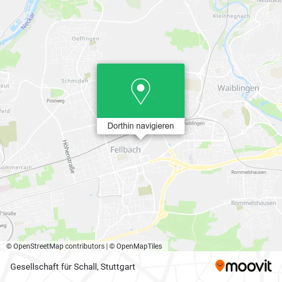 Gesellschaft für Schall Karte
