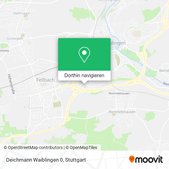 Deichmann Waiblingen 0 Karte