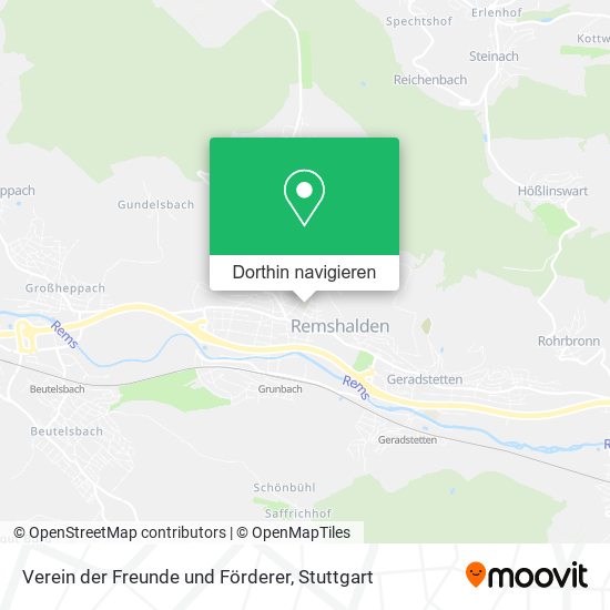 Verein der Freunde und Förderer Karte