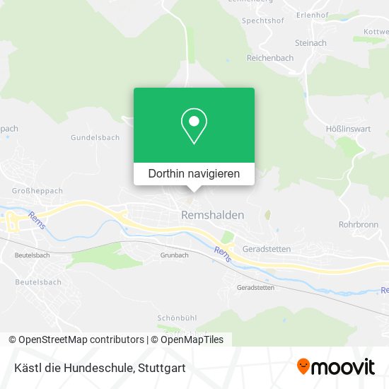 Kästl die Hundeschule Karte