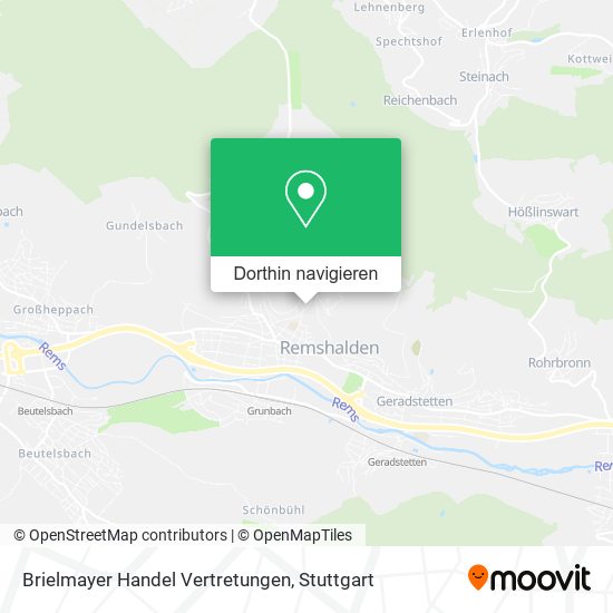 Brielmayer Handel Vertretungen Karte